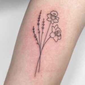 daffodil tattoos