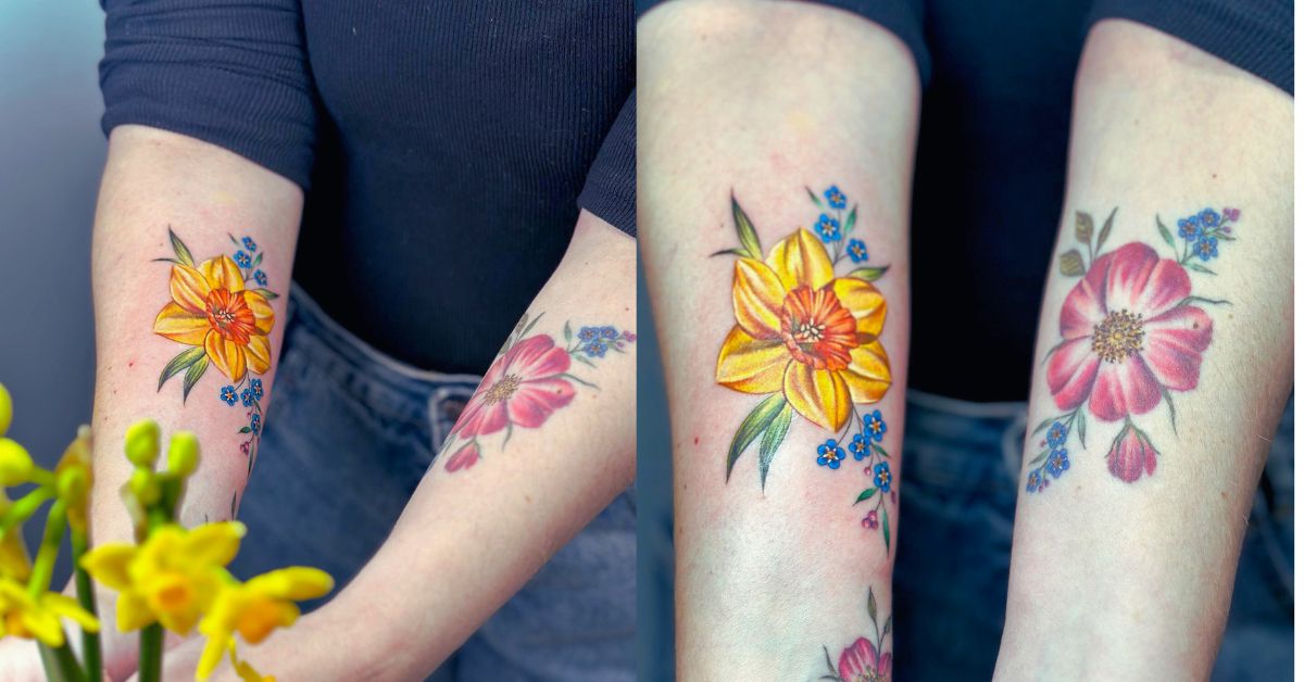 daffodil tattoos
